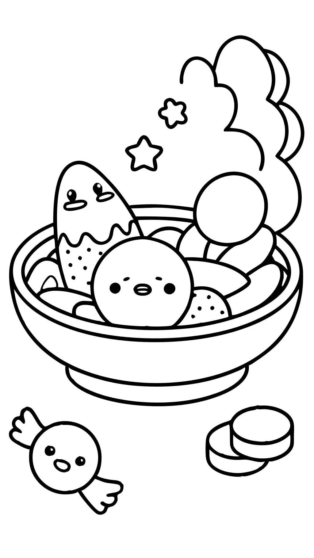 coloriage de Gudetama